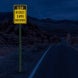Slow, No Dust 5 MPH Aluminum Sign (EGR Reflective)