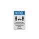 Social Distancing Please Practice Proper Social Distancing Aluminum Sign (EGR Reflective)