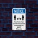 Social Distancing Please Practice Proper Social Distancing Aluminum Sign (EGR Reflective)