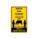 Social Distancing Keep One Cow Apart Decal (Non Reflective)