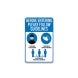 Social Distancing Before Entering Please Follow Guidelines Decal (Non Reflective)