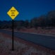 Warning Caution Gate Ahead Aluminum Sign (EGR Reflective)