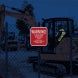 Warning Equipped With GPS Microchip Tracking Aluminum Sign (HIP Reflective)
