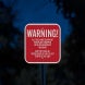 Warning Equipped With GPS Microchip Tracking Aluminum Sign (HIP Reflective)