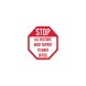 Visitor Stop Decal (Non Reflective)