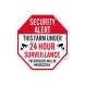 Video Surveillance Decal (Non Reflective)