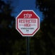 Stop Restricted Area Aluminum Sign (HIP Reflective)
