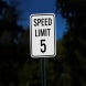 Speed Regulation Aluminum Sign (Diamond Reflective)