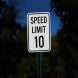 Speed Reduction Aluminum Sign (HIP Reflective)