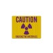 Radioactive Material Caution Decal (EGR Reflective)