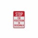 Pedestrians Safety Pedestrian In Crosswalk Aluminum Sign (Diamond Reflective)