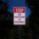 Pedestrians Safety Pedestrian In Crosswalk Aluminum Sign (Diamond Reflective)