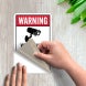 OSHA Warning Video Surveillance Decal (Non Reflective)