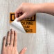 OSHA Warning Electrical Panel Keep Clear Decal (EGR Reflective)