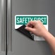 OSHA Safety First Magnetic Sign (Non Reflective)