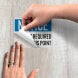 OSHA Notice Hair Net Required Decal (EGR Reflective)