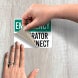 OSHA Emergency Generator Disconnect Decal (Non Reflective)