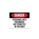 OSHA Danger Personnel With Pacemaker Not Permitted Decal (Non Reflective)