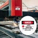 OSHA Danger Laser Radiation Decal (Non Reflective)