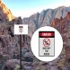 OSHA Danger Keep Off The Rocks Decal (EGR Reflective)
