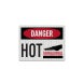 OSHA Danger Hot Decal (EGR Reflective)