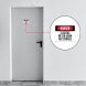 OSHA Danger Electric Meter Room Decal (Non Reflective)