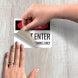 OSHA Danger Do Not Enter Decal (Non Reflective)