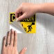 Caution Watch Your Head Decal (Non Reflective)