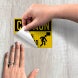 Caution Watch Your Head Decal (EGR Reflective)