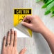 Slippery When Wet Or Icy Decal (Non Reflective)
