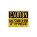 Non Potable Water Decal (EGR Reflective)