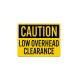 Low Overhead Clearance Decal (Non Reflective)