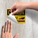 Caution Hot Surface Do Not Touch Decal (EGR Reflective)
