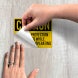 Caution Hearing Protection Required Decal (EGR Reflective)