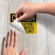 Construction Area Authorized Decal (EGR Reflective)