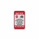 Stop Allow Vehicle In Front To Exit Aluminum Sign (EGR Reflective)