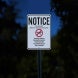 National Park Service Drone Liability Aluminum Sign (Diamond Reflective)