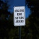 Private Drive, Dead End Aluminum Sign (Diamond Reflective)