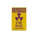 Caution X Ray In Use Beyond Point Decal (EGR Reflective)