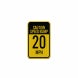 Speed Bumps Aluminum Sign (EGR Reflective)
