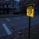 Speed Bumps Aluminum Sign (EGR Reflective)