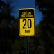 Speed Bumps Aluminum Sign (EGR Reflective)