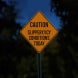 Caution Icealert Aluminum Sign (EGR Reflective)
