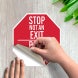 Bilingual Stop Decal (Non Reflective)