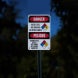Bilingual Diesel Fuel No Smoking Aluminum Sign (EGR Reflective)