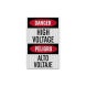 Bilingual OSHA High Voltage Decal (EGR Reflective)