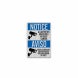 Bilingual Notice Video Surveillance Aluminum Sign (HIP Reflective)