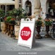 Stop Parking Lot Corflute Sign (Non Reflective)