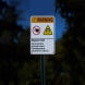 ANSI Magnetic Field Aluminum Sign (EGR Reflective)