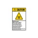 Radio Frequency Fields Decal (Non Reflective)